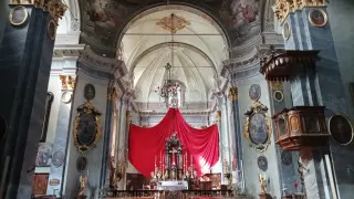 Interno - Chiesa di San Michele a Riva Valdobbia