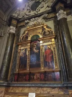 Madonna in Trono tra i S. Crispino e Crispiniano - Chiesa di San Giovanni a Avigliana