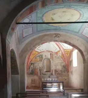 Affreschi - Chiesa Cimiteriale della Madonna del Carmine o delle Grazie a Prascorsano