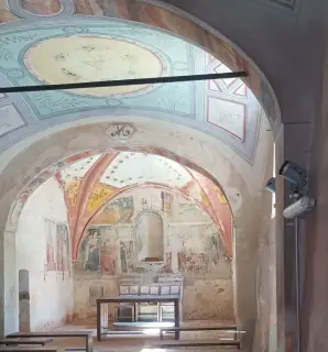 Affreschi - Chiesa Cimiteriale della Madonna del Carmine o delle Grazie a Prascorsano