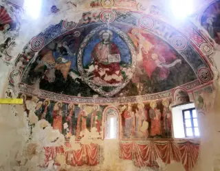 Pantocratore - Pieve o Chiesa di Santa Croce a Sparone
