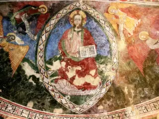 Pantocratore - Pieve o Chiesa di Santa Croce a Sparone