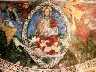 Pantocratore - Pieve o Chiesa di Santa Croce a Sparone