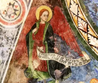 Affresco - Pieve o Chiesa di Santa Croce a Sparone