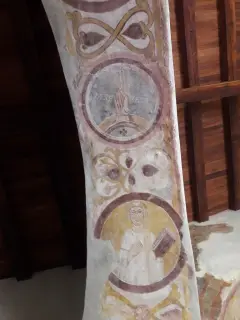 Affreschi del sottarco - Chiesa di San Michele in Clivolo a Borgo d'Ale