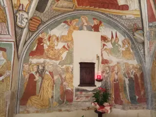 Affreschi interni - Parrocchiale di San Pietro e Paolo a CossatoFrazione Castellengo