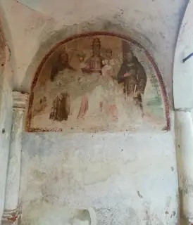 Affresco - Parrocchiale di San Pietro e Paolo a CossatoFrazione Castellengo