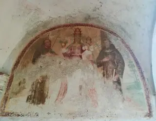 Affresco - Parrocchiale di San Pietro e Paolo a CossatoFrazione Castellengo