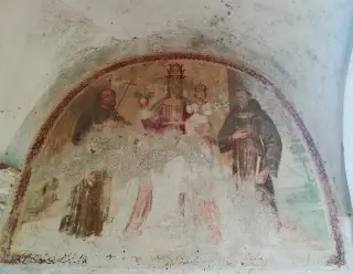 Affresco - Parrocchiale di San Pietro e Paolo a CossatoFrazione Castellengo