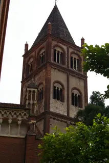 Campanile posteriore - Basilica di Sant'Andrea a Vercelli