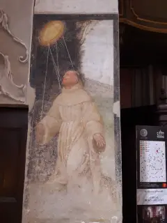 Affresco San Francesco - Chiesa di San Giuliano a Vercelli