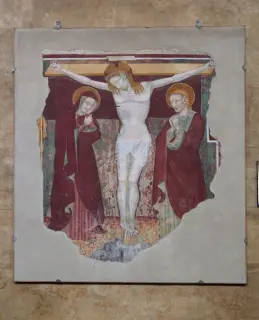 Crocifissione can Maria e San Giovanni Evangelista - Parrocchiale di San Giorgio a Agrate Conturbia