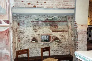 Ttracce di pittura - Pieve di Santo Stefano a Lenta