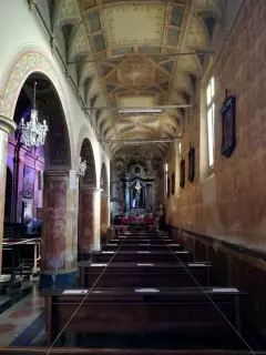 Interno - Parrocchiale di San Giorgio e Martino o della Natività di Maria a Vicolungo