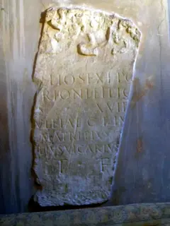 Lapide romana - Duomo di Santa Maria Maggiore o di Santo Stefano a Biella