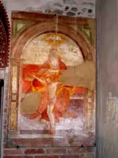 Crocifissione e Padreterno - Duomo di Santa Maria Maggiore o di Santo Stefano a Biella