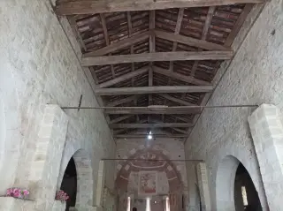 Interno - Chiesa Cimiteriale di San Giorgio a MontafiaFrazione Bagnasco
