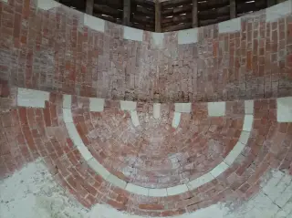 Abside maggiore volta - Chiesa Cimiteriale di San Giorgio a MontafiaFrazione Bagnasco