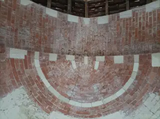 Abside maggiore volta - Chiesa Cimiteriale di San Giorgio a MontafiaFrazione Bagnasco