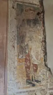Tracce di affresco - Chiesa di Santa Maria Maggiore a Candelo