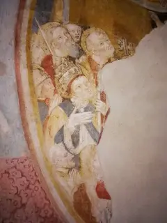 Incoronazione di Maria dettaglio - Parrocchiale di Santo Stefano Protomartire a Occhieppo Superiore