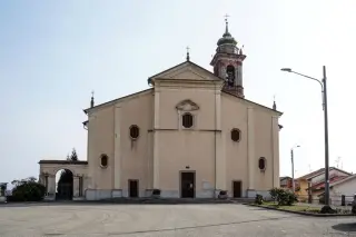 Faccata - Parrocchiale dei Santi Quirico e Giulitta a TriveroFrazione Gioia