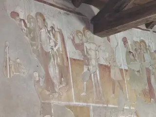 Affreschi - Chiesa o Cappella di San Sebastiano a Postua