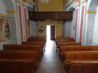 Interno - Oratorio o Chiesa dei Santi Sebastiano e Fabiano a LessonaFrazione Castello