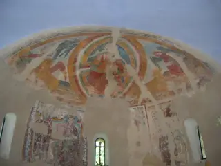 Affreschi Abside - Rettoria di San Gaudenzio a LessonaFrazione Principe