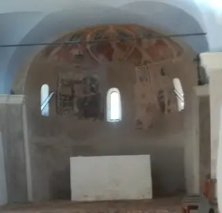 Affreschi Abside - Rettoria di San Gaudenzio a LessonaFrazione Principe