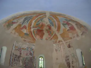 Affreschi Abside - Rettoria di San Gaudenzio a LessonaFrazione Principe