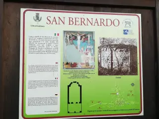 Cartello illustrativo - Chiesa di San Bernardo di Mentone a Gattinara