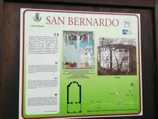 Cartello illustrativo - Chiesa di San Bernardo di Mentone a Gattinara