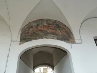 Resti di affresco - Chiesa dell'Ex Convento di Santa Chiara a Gattinara