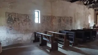 Parete Affrescata - Chiesa di San Sebastiano a Fontanetto Po