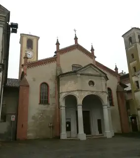 Facciata - Parrocchiale di San Germano a Palazzolo Vercellese