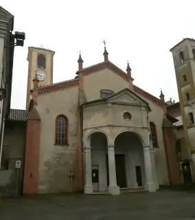 Facciata - Parrocchiale di San Germano a Palazzolo Vercellese