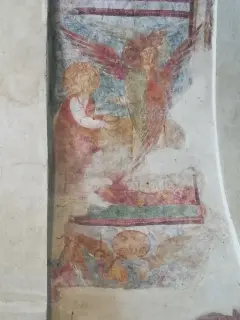 Affreschi - Chiesa di San Michele in Insula a Trino