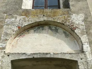 Affresco in lunetta - Chiesa di San Pietro a Casalino
