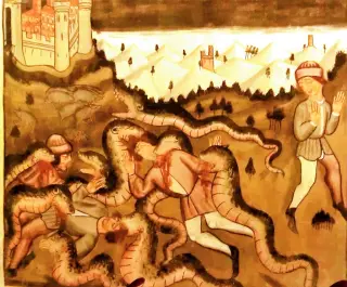 Affreschi - Chiesa di San Fiorenzo a Bastia Mondovì