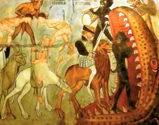 Affreschi - Chiesa di San Fiorenzo a Bastia Mondovì