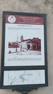 Pannello illustrativo - Chiesa di Sant'Anna a MeinaFrazione Ghevio