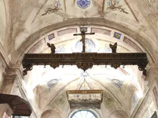 Crocefisso - Chiesa Cimiteriale di San Pietro e Paolo a Brovello CarpugninoFrazione Graglia Piana