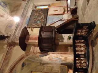 Pulpito - Chiesa Cimiteriale di San Pietro e Paolo a Brovello CarpugninoFrazione Graglia Piana