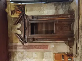 Confessionale - Chiesa Cimiteriale di San Pietro e Paolo a Brovello CarpugninoFrazione Graglia Piana