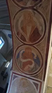 Affreschi - Chiesa o Santuario di San Filippo e Giacomo o della Madonna delle Grazie a StresaFrazione Levo