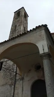 Portico e Campanile - Chiesa Vecchia di Santa Maria a Belgirate
