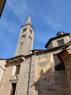 Fianco e campanile - Collegiata o Chiesa di Sant'Ambrogio a Omegna