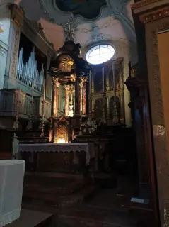 Inteno - organo e cborio - Collegiata o Chiesa di Sant'Ambrogio a Omegna