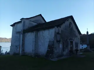 Facciata - Chiesa di San Filiberto a PellaFrazione Alzo